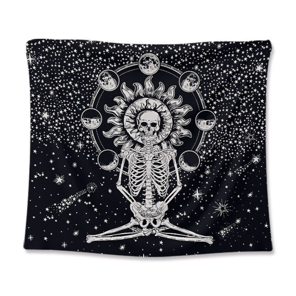 New artistic Skull tapestry Halloween